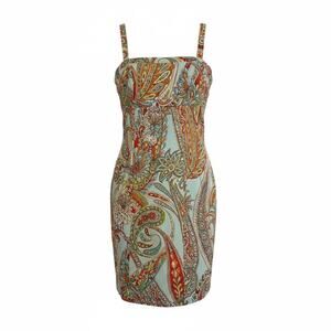 Tommy Bahama Paisley Print Dress w/ Silk Lining - Size 2